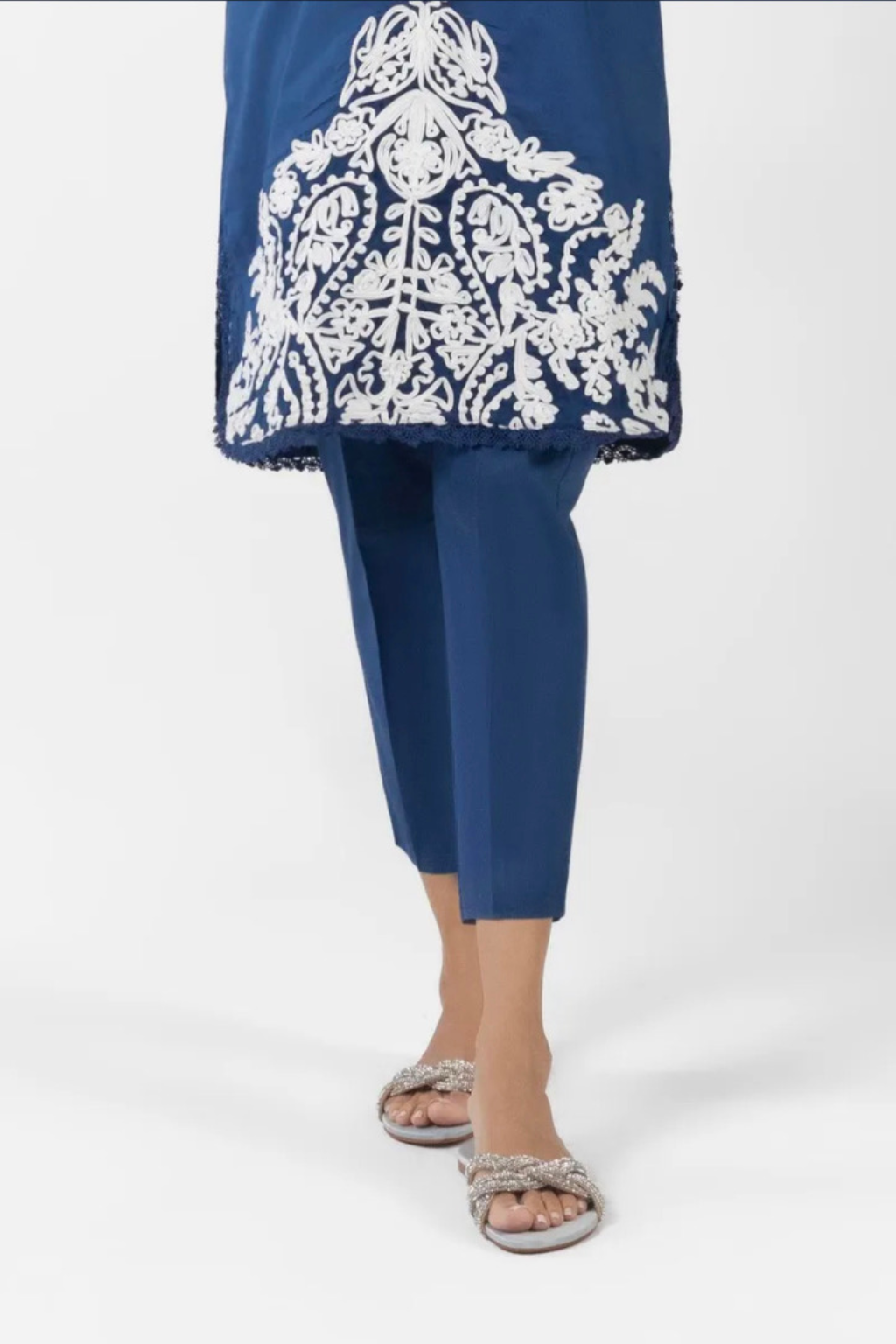 Pants | Straight Cigarette | Blue