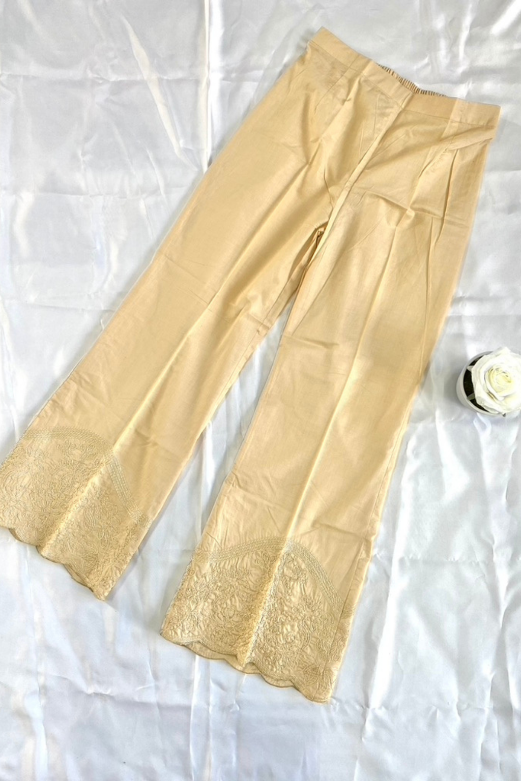 Pants | Beige Flared | AL-05