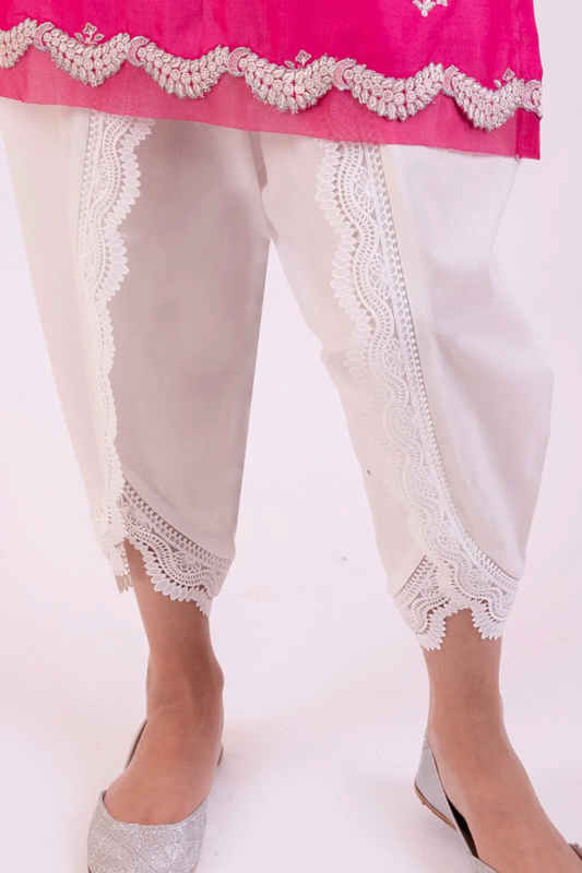 Pants | White Tulip Shalwar | AL-02